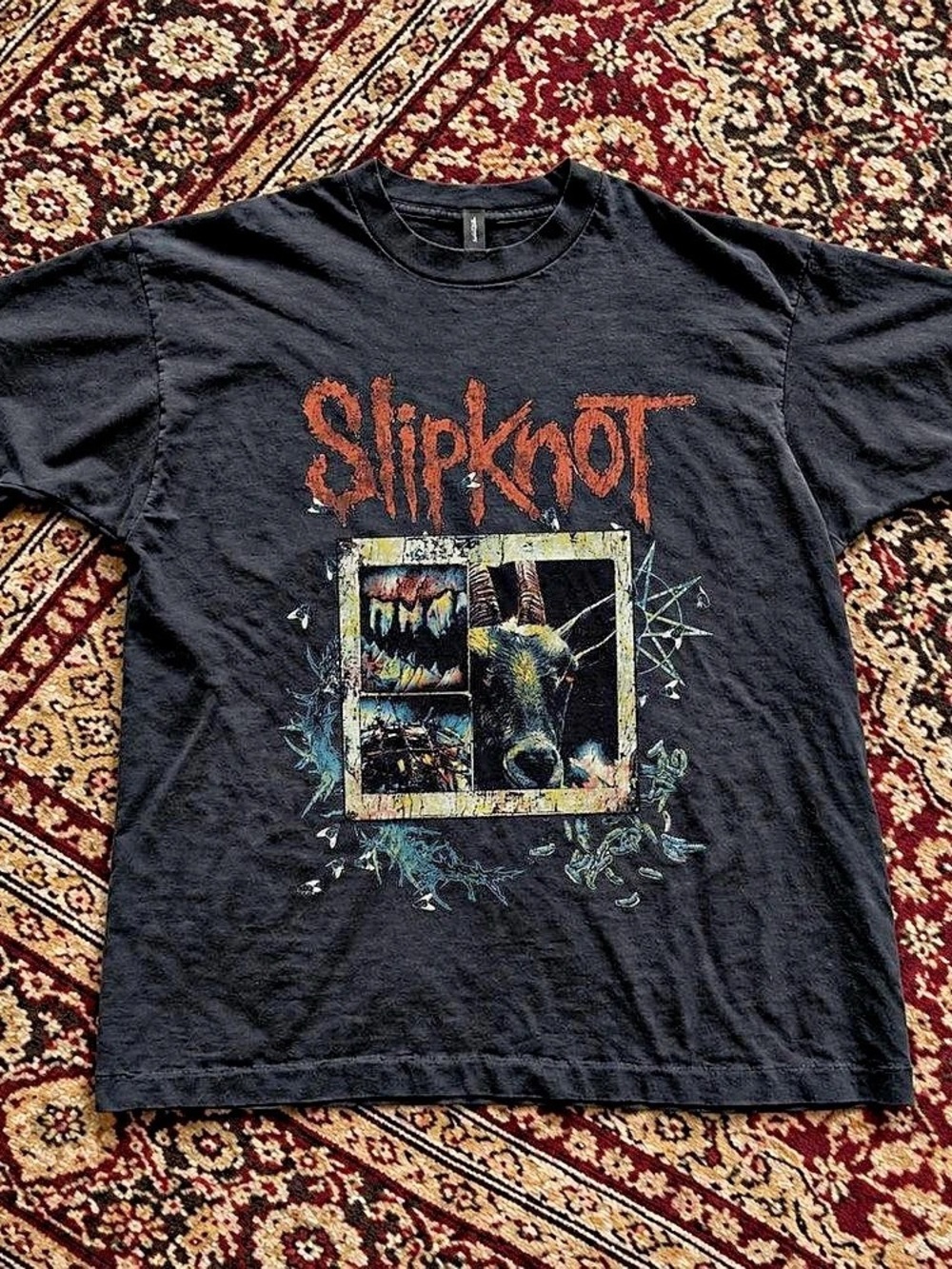 Slipknot Vol. 3 The Subliminal Verses Album Art T-Shirt Black